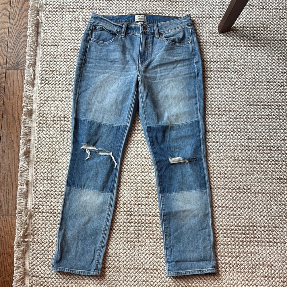 J. Crew Blue Denim Boyfriend Jeans